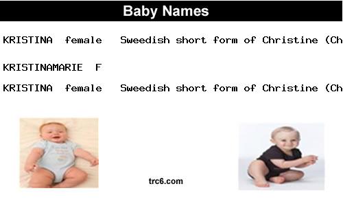 kristina baby names